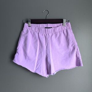 Brandy Melville Cotton Shorts Size Small Cotton Raspberry-Pink-Purple Shorts